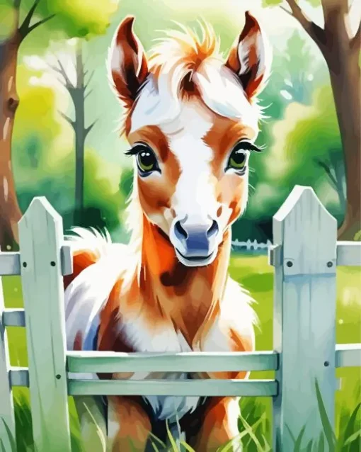 Foal Art Diamond Painting