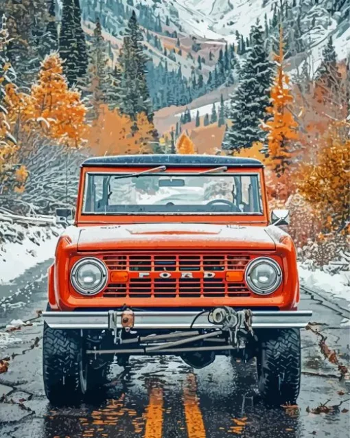 Ford Bronco Diamond Painting