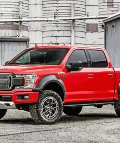 Ford Pickup Red Diamond Painting