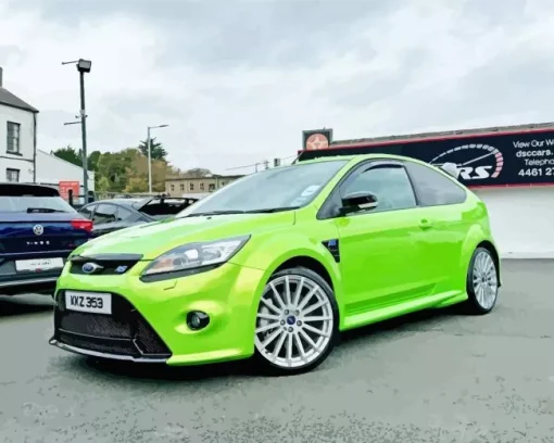 Ford RS Green Diamond Painting
