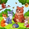 Forest Animals Art Diamond Painting