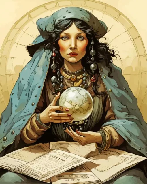 Fortune Teller dnd Diamond Painting