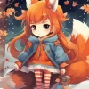 Fox Girl Art Diamond Painting