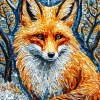 Fox Mosaic Art Diamond Painting
