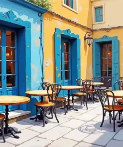 French Cafe Diamond Painting
