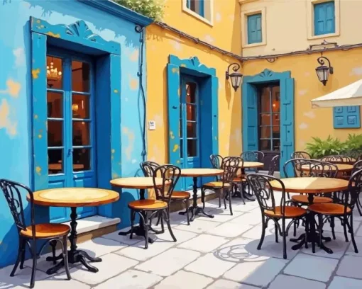 French Cafe Diamond Painting