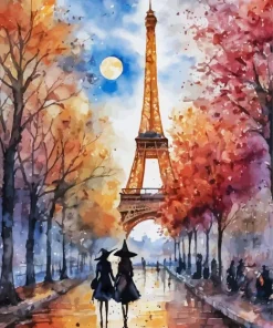 Friends In Paris Diamond Painting