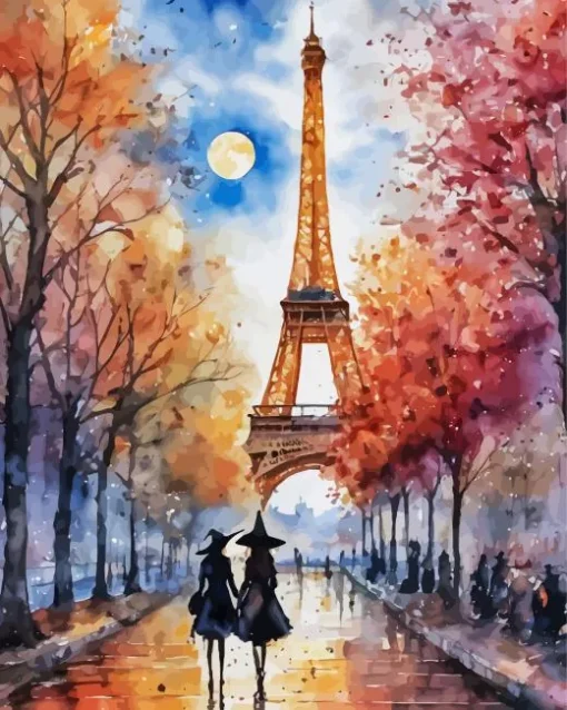Friends In Paris Diamond Painting