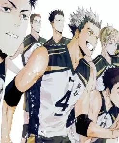 Fukurodani Team Diamond Painting