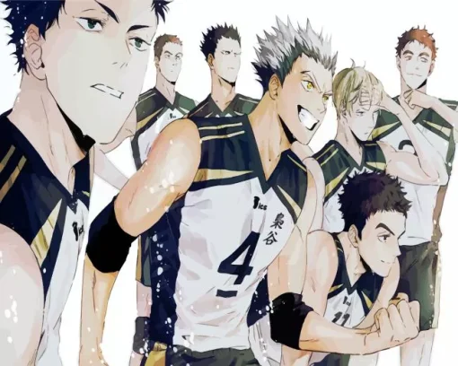 Fukurodani Team Diamond Painting
