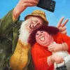 Funny Old Couple Diamond Painting
