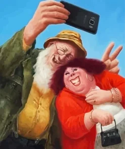 Funny Old Couple Diamond Painting