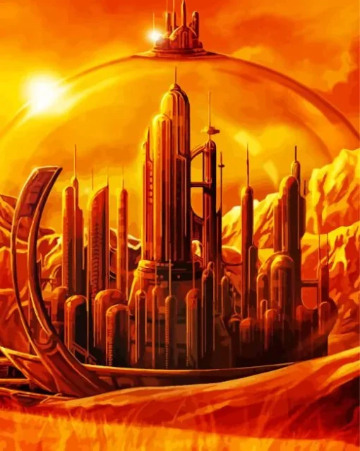Gallifrey Planet Diamond Painting