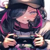 Anime Gamer Girl Diamond Painting