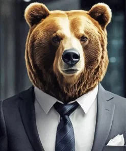 Gangster Bear Diamond Painting