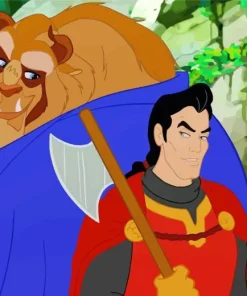 Gaston X Beast Art Diamond Painting