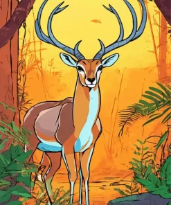 Gazelle Art Diamond Painting