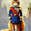 General Cat Art Diamond Painting