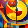 Geometric Abstract Art Diamond Painting