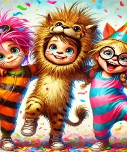 Happy Cute Kids Diamond Painting