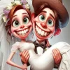 Happy Funny Couple Diamond Painting