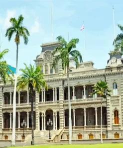 Hawaii Iolani Palace Diamond Painting
