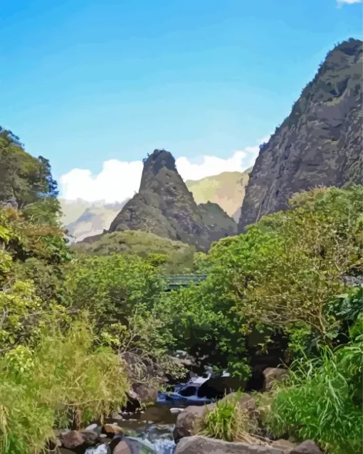 Iao Valley Hawaii Diamond Painting