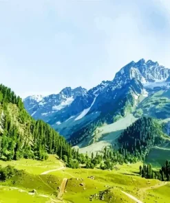 India Kashmir Landscape Diamond Painting