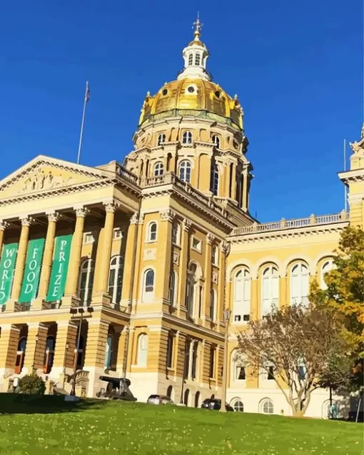 Iowa State Capitol Diamond Painting