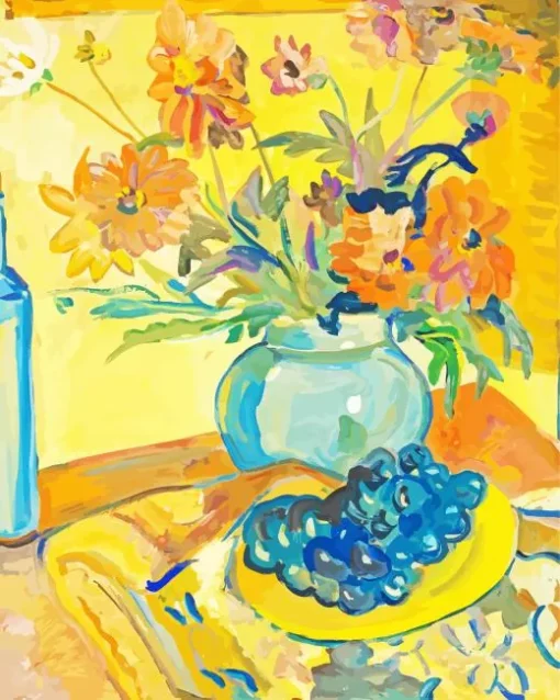 Irma Stern Flowers Vase Diamond Painting