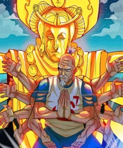 Isaac Netero Diamond Painting