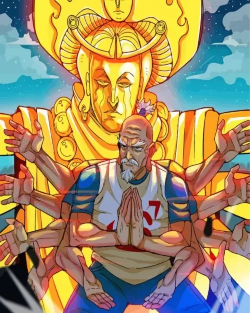 Isaac Netero Diamond Painting