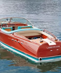 Italian Wooden Boat Diamond Painting