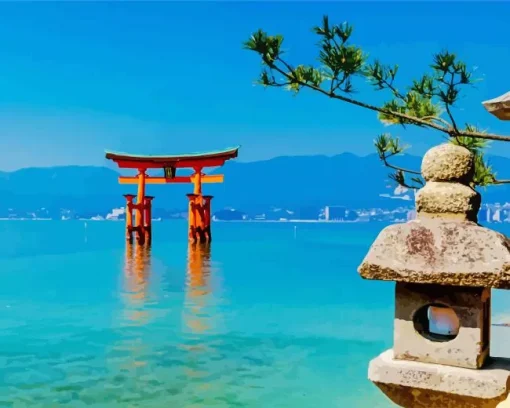Itsukushima Shrine Diamond Painting