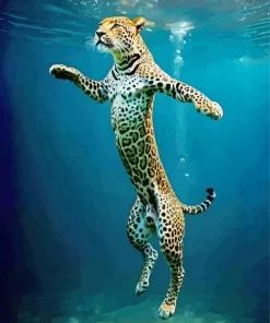 Jaguar Underwater Diamond Painting