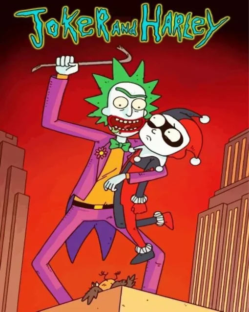 Joker Rick Diamond Painting