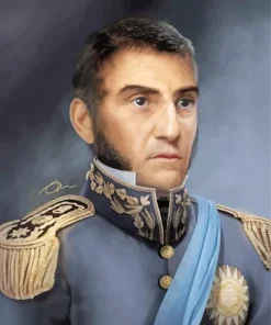 Jose De San Martin Diamond Painting