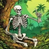 Jungle Skeleton Diamond Painting