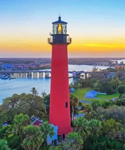 Jupiter Inlet Lighthouse Diamond Painting