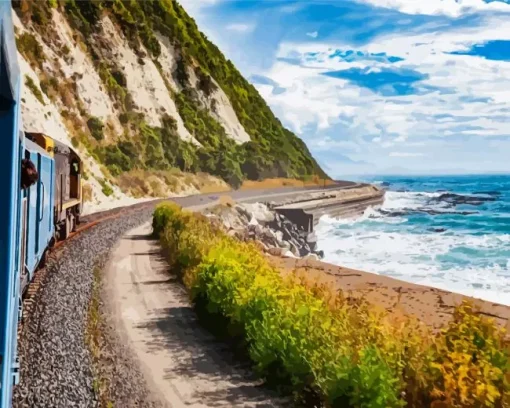 Kaikoura Train Diamond Painting