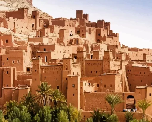 Kasbah Of Ait Ben Haddou Diamond Painting