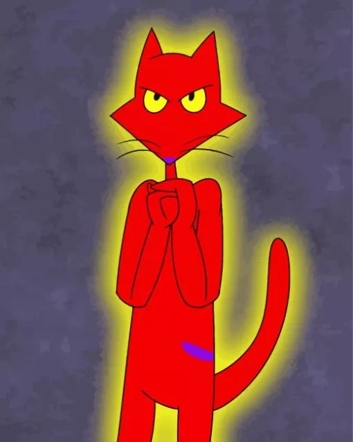Katz Courage The Cowardly Dog Diamond Painting