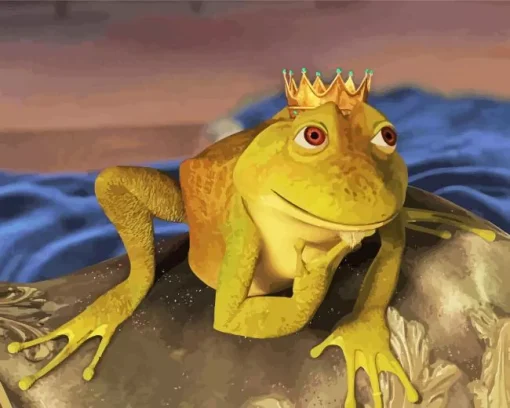 King Frog Diamond Painting