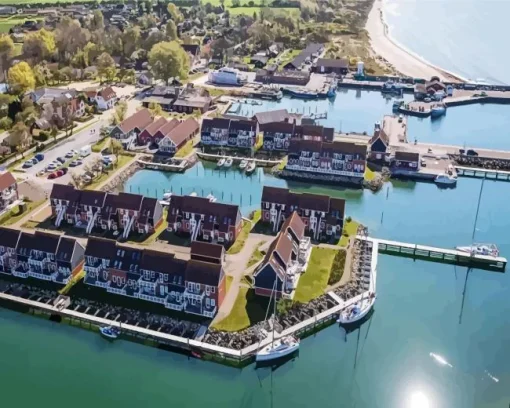 Klintholm Havn Diamond Painting