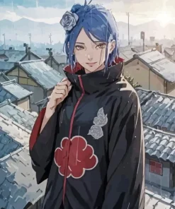 Konan Akatsuki Art Diamond Painting