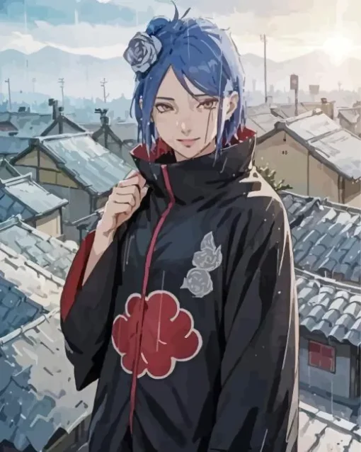 Konan Akatsuki Art Diamond Painting