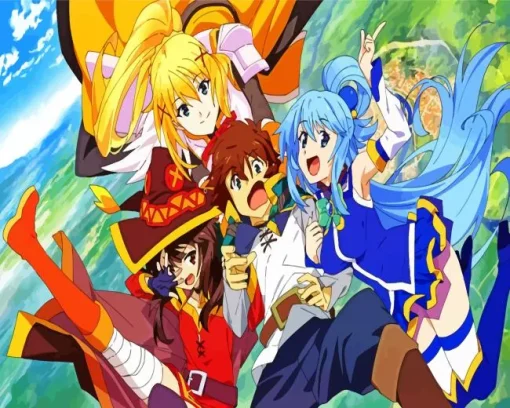 Konosuba Anime Diamond Painting