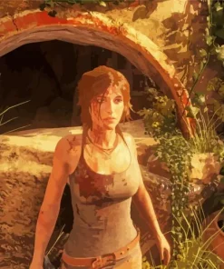 Lara Rise Of The Tomb Raider Diamond Painting