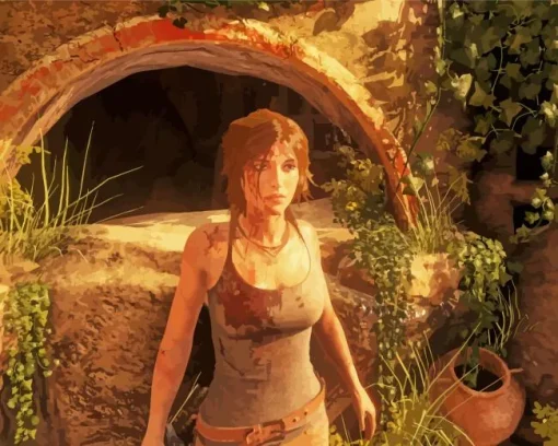 Lara Rise Of The Tomb Raider Diamond Painting