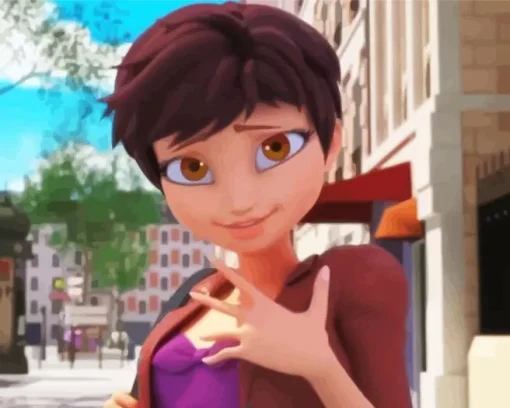 Lila Rossi Miraculous Diamond Painting